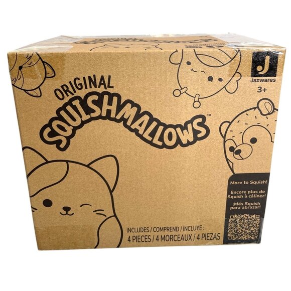 Squishmallows Mini Original 4 Pak Jazwares Food Character Soft Toy Plush Lot NEW - Picture 2 of 9